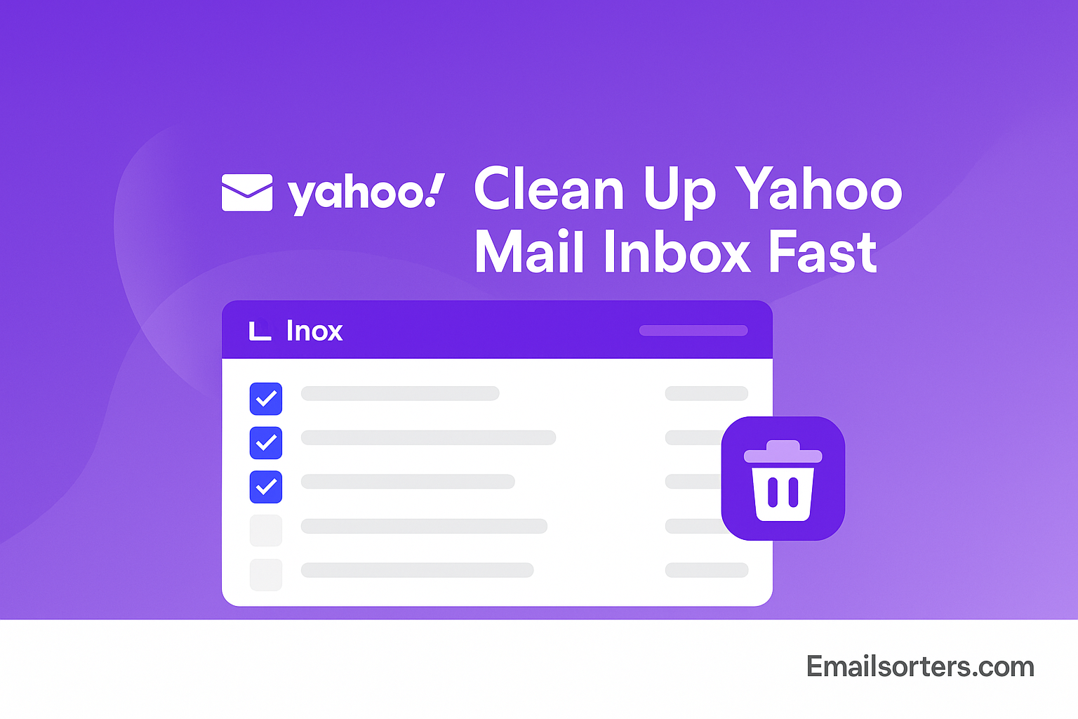Clean Up Yahoo Mail Inbox