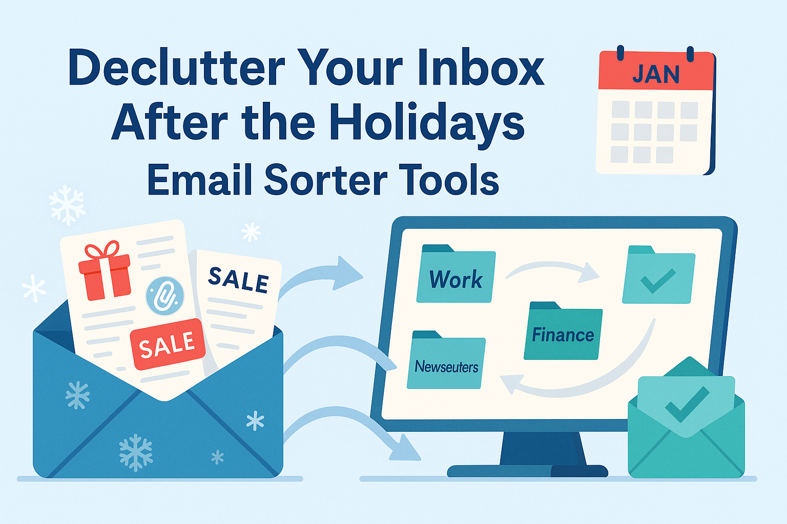 declutter inbox email sorters