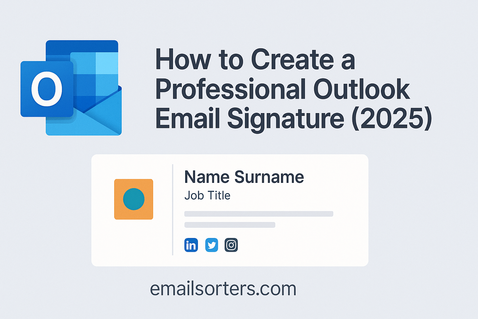 Outlook Email Signature