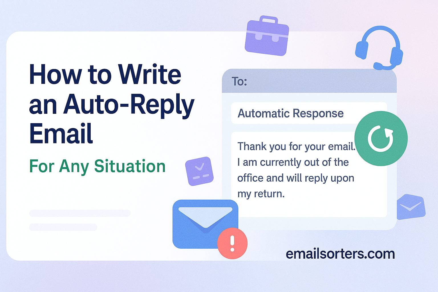 Auto-Reply Email