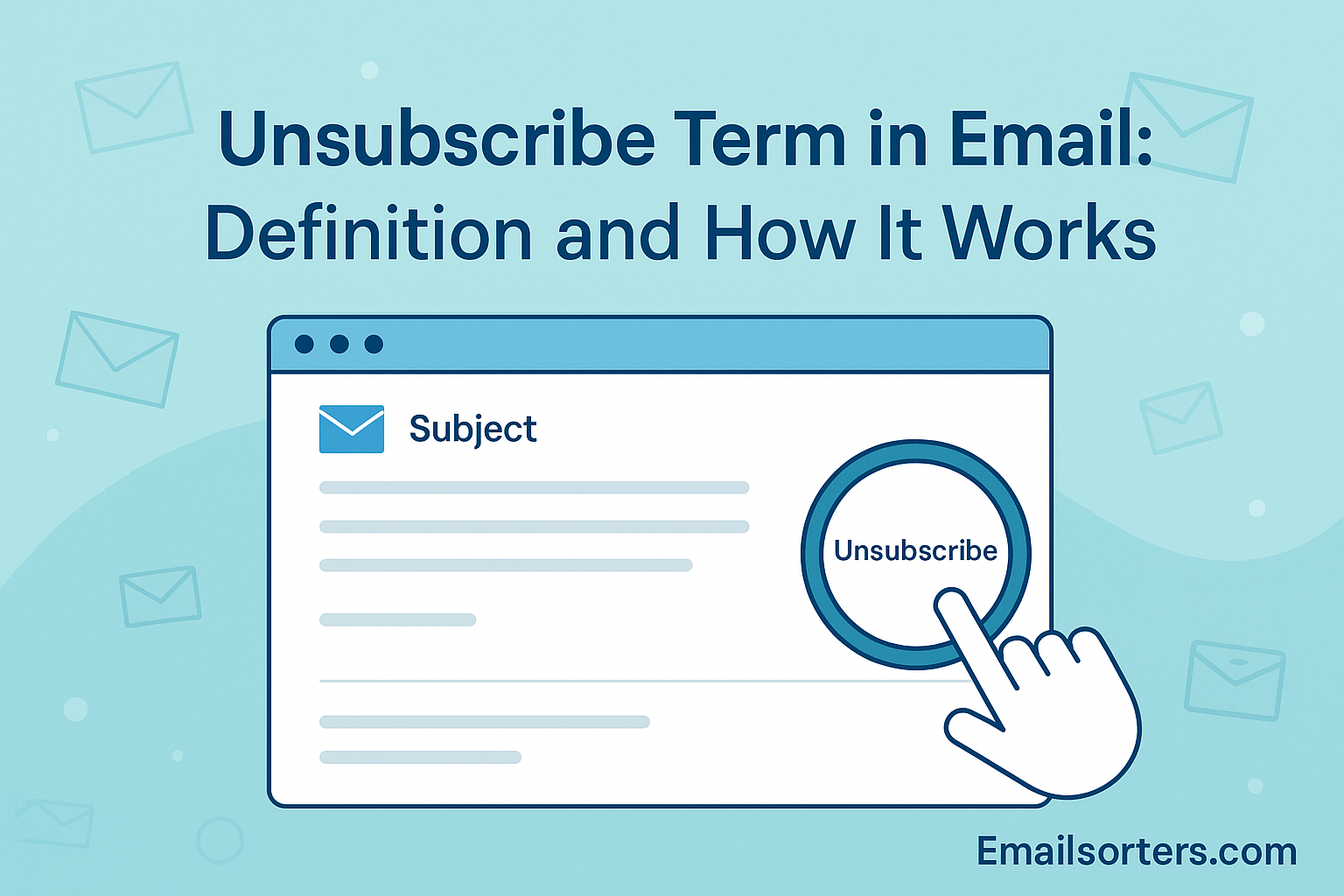 Unsubscribe Term in Email