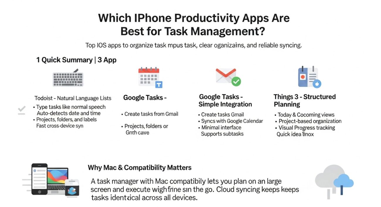 iPhone Productivity Apps Are Best for Task Management