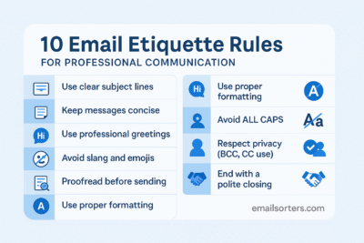 10 Email Etiquette Rules For Professional Communication