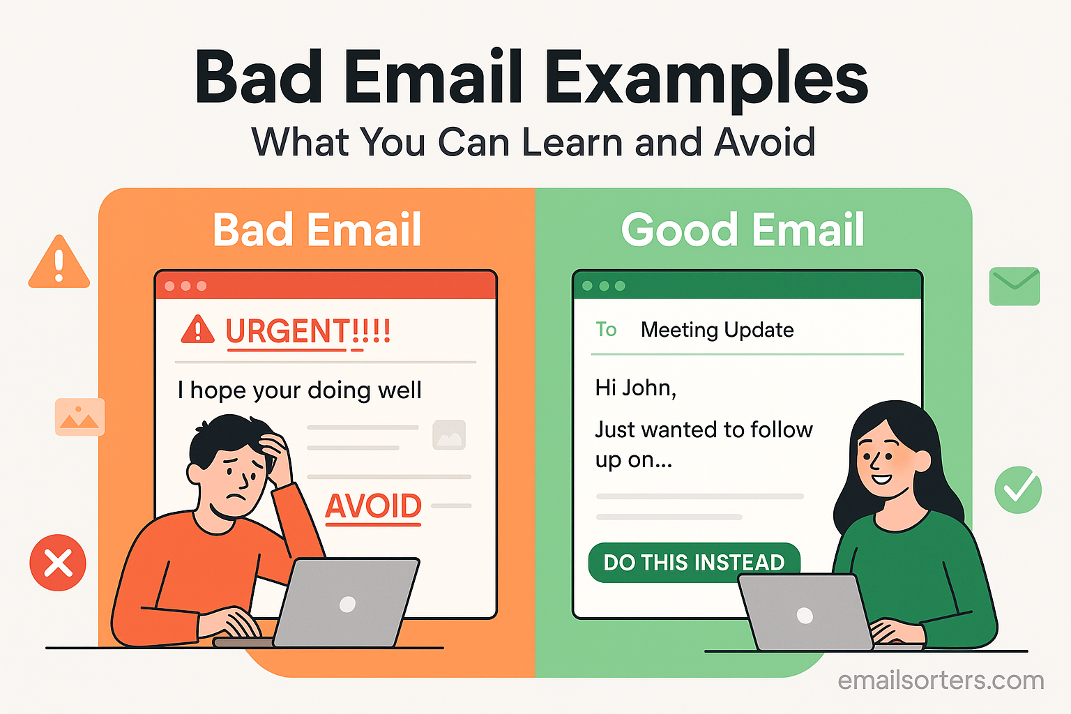 Bad Email Examples
