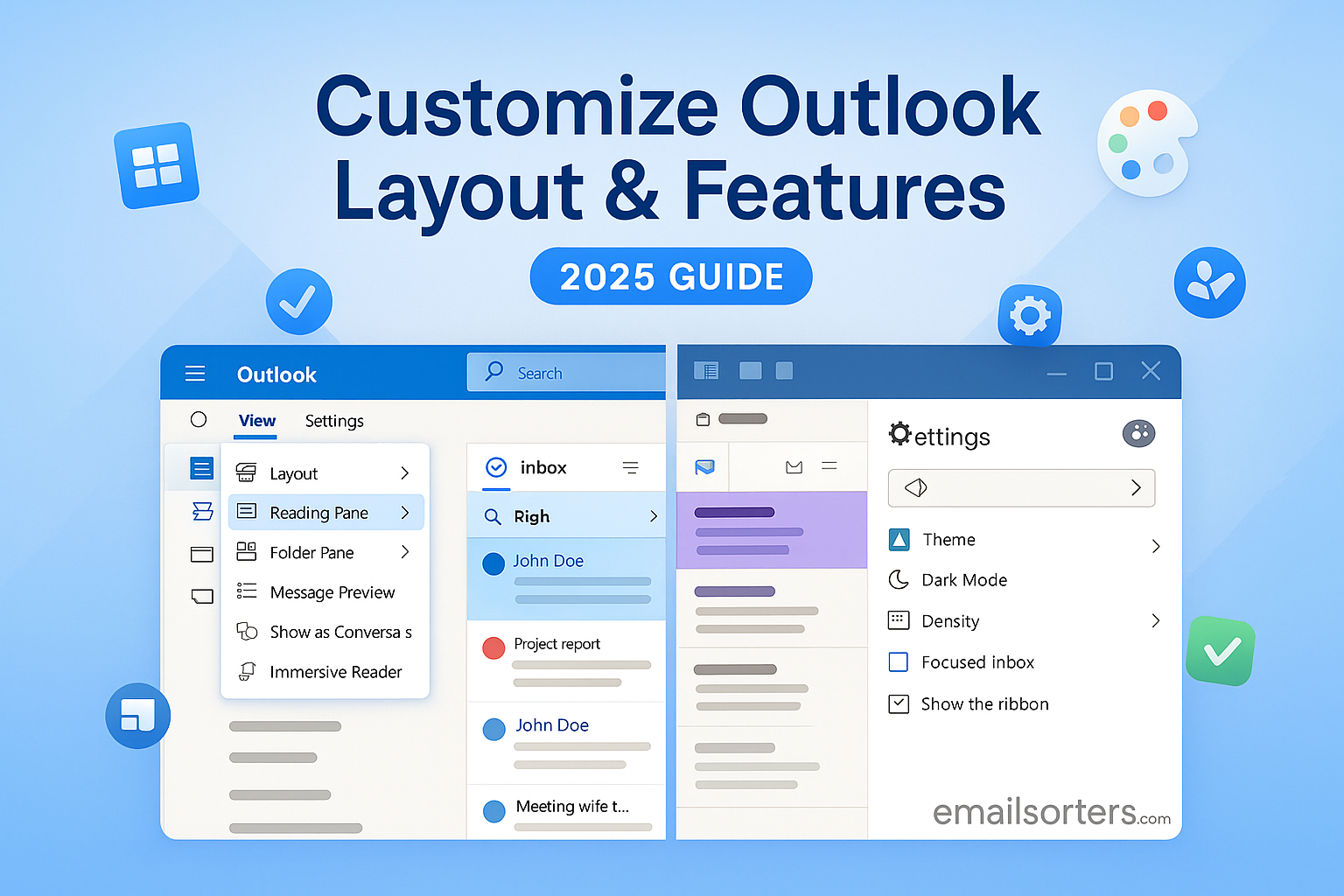 Customize Outlook