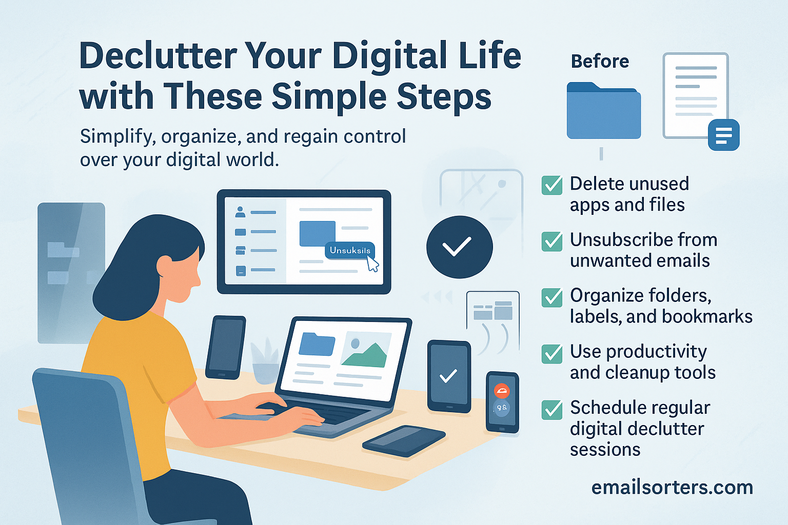 Declutter digital life