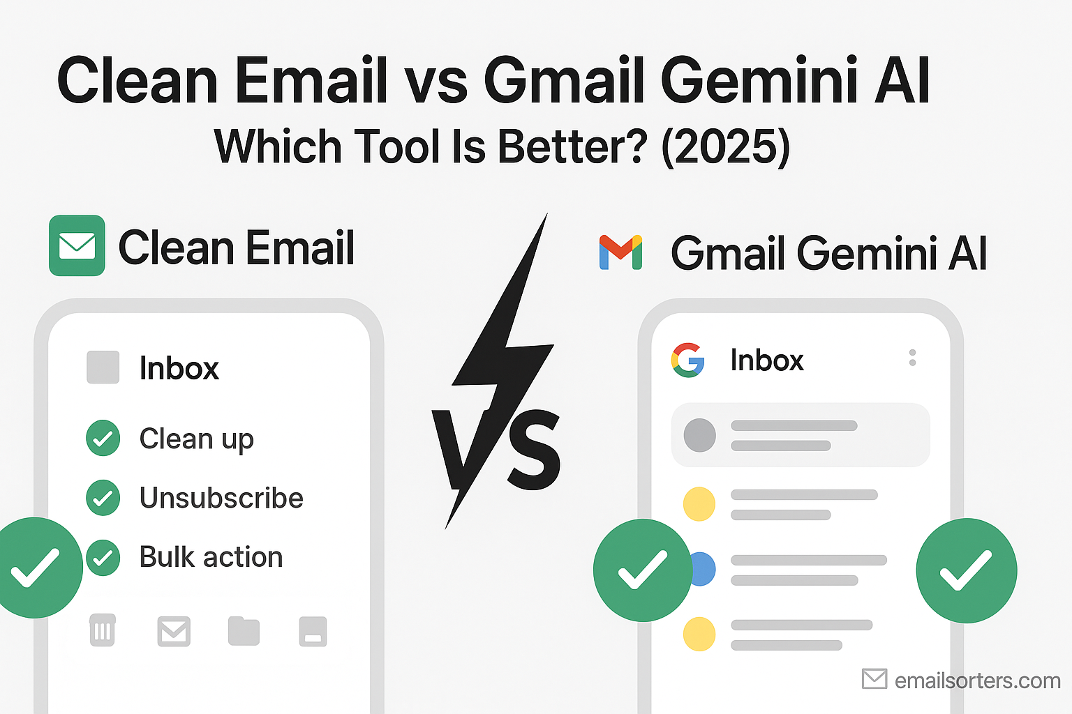 Clean Email vs Gmail Gemini