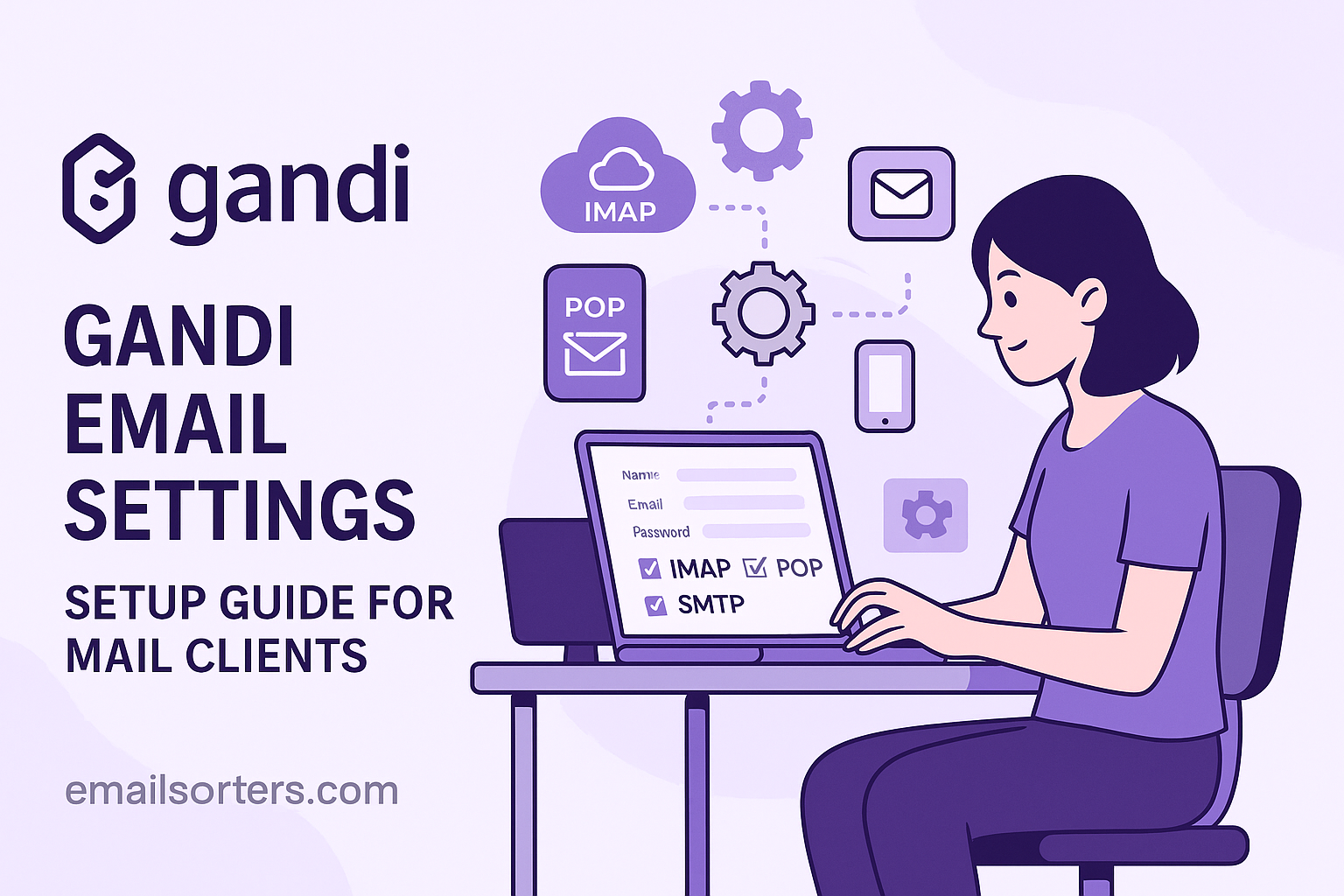 Gandi Email Settings