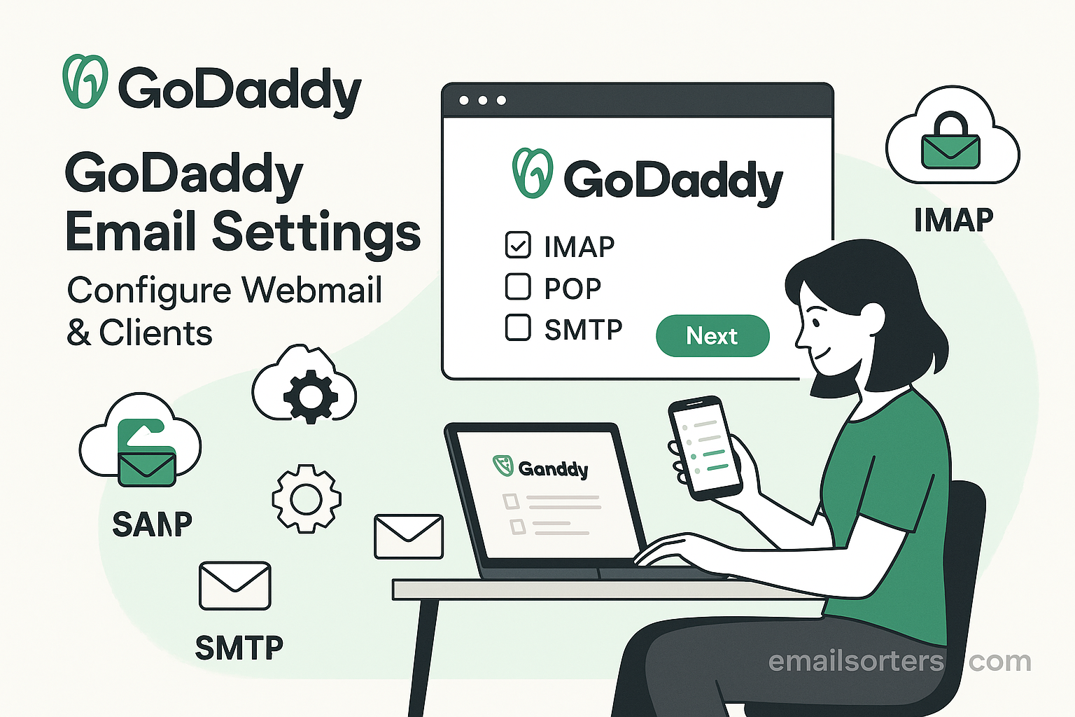 GoDaddy Email Settings