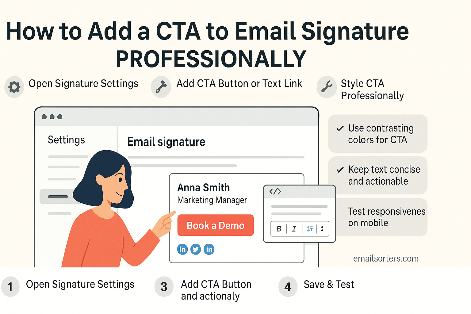 CTA email signature