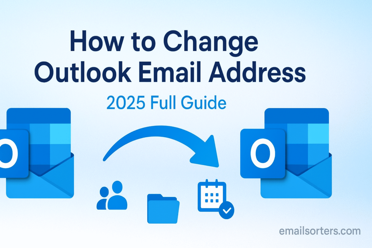 Change Outlook Email Address