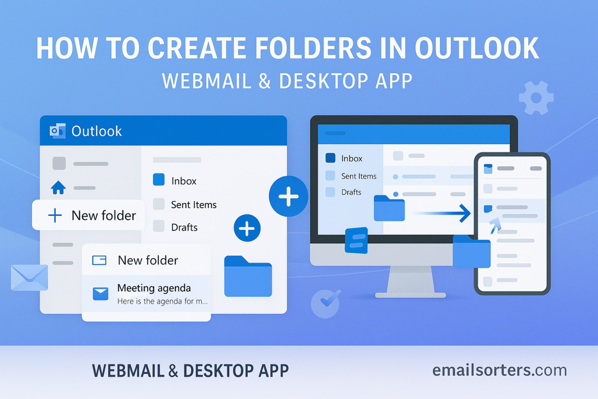 Create Outlook folders