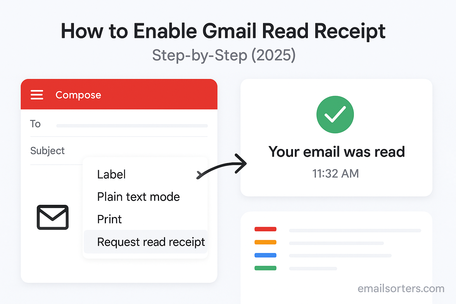Gmail read receipt