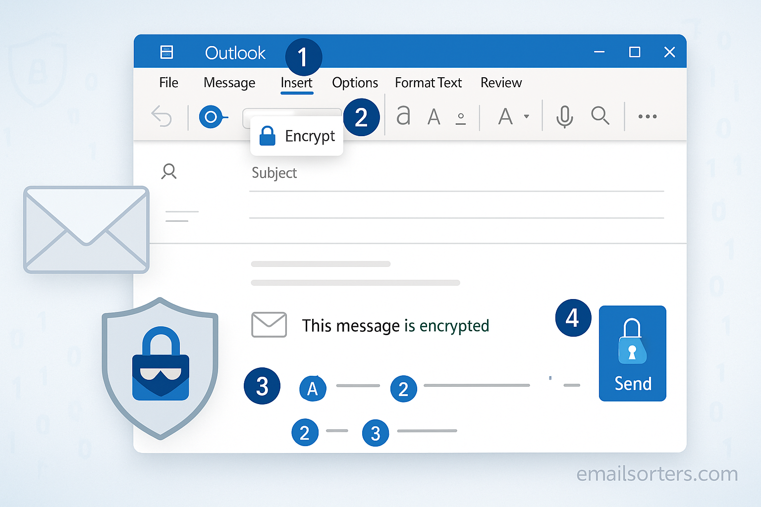 Encrypt Emails in Outlook