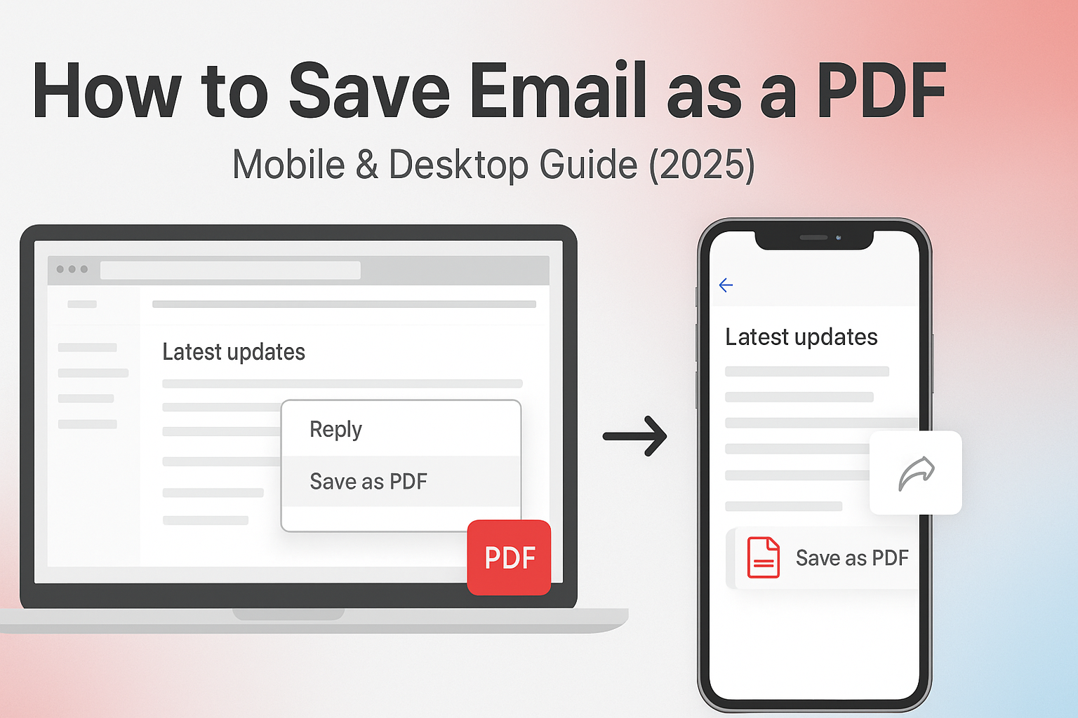 Save email as PDF