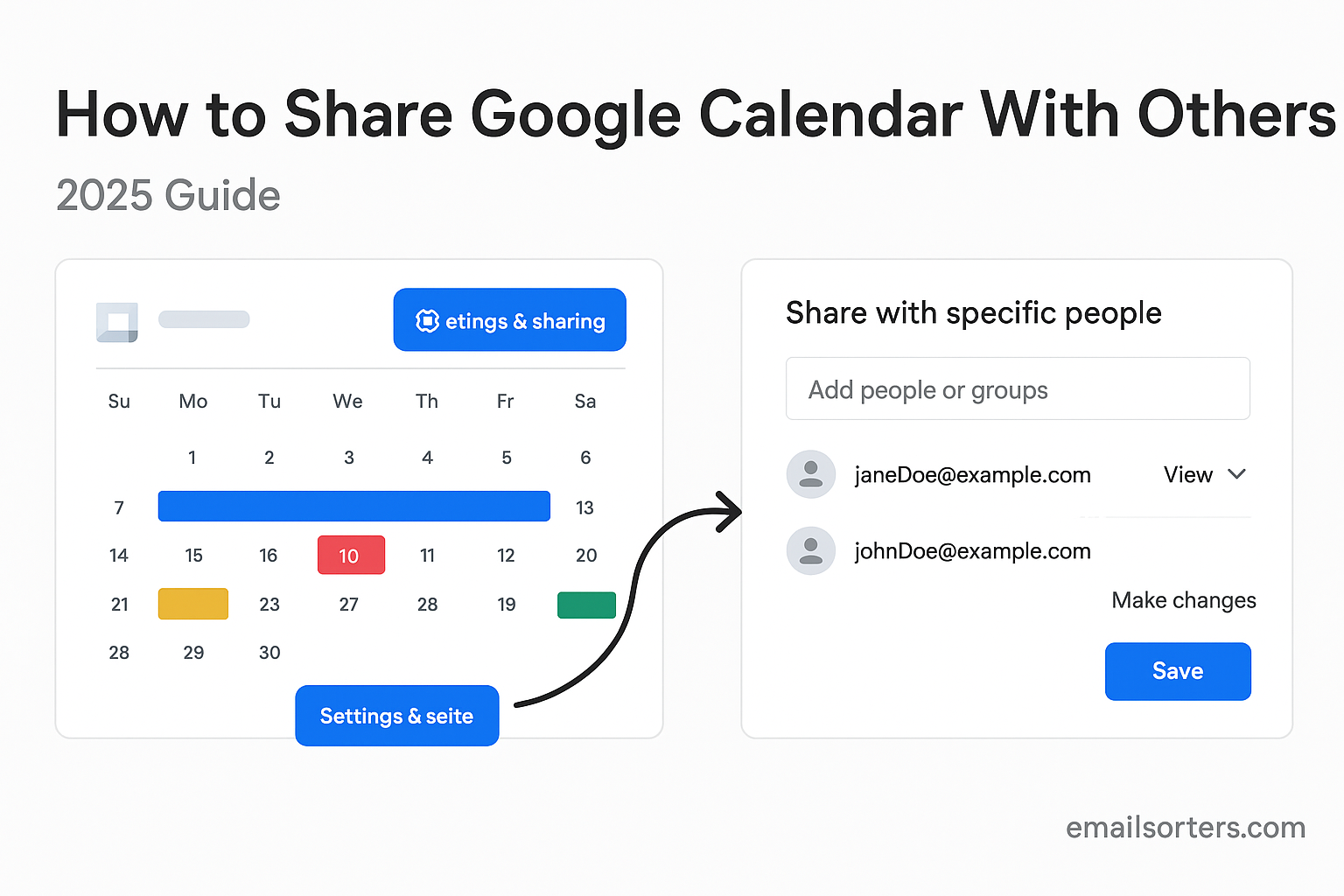Share Google Calendar