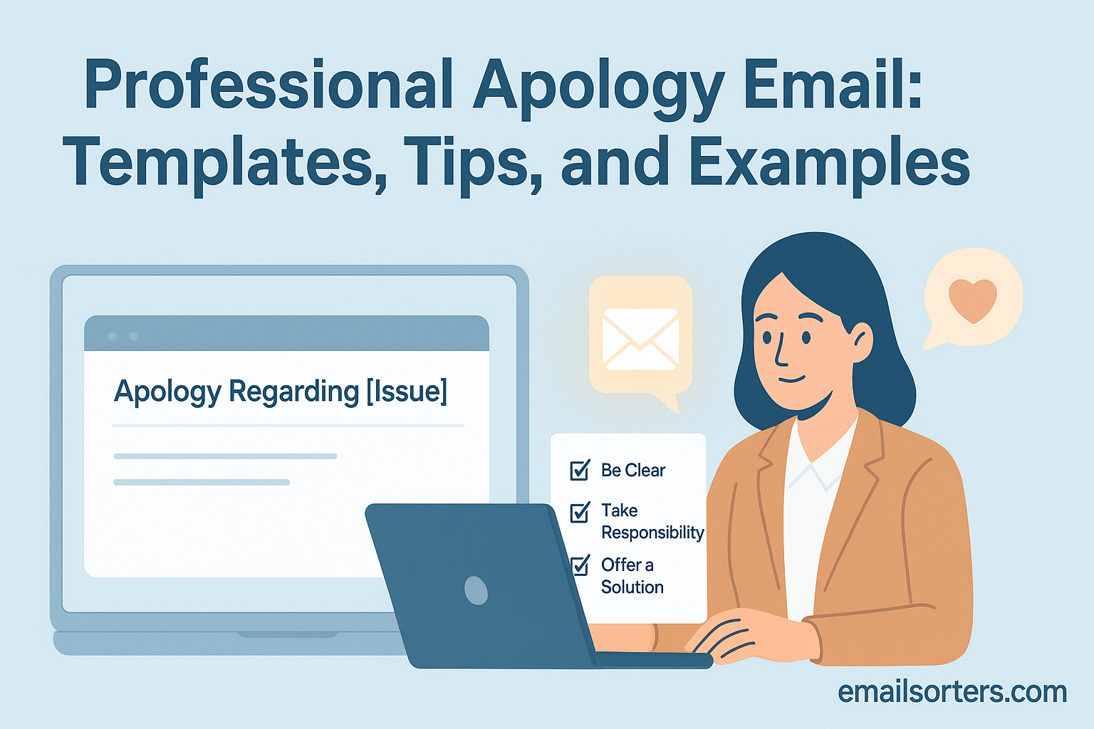 Professional apology email