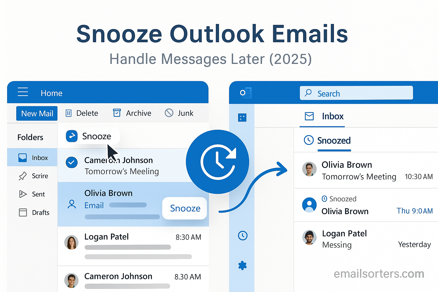 Snooze Outlook Emails