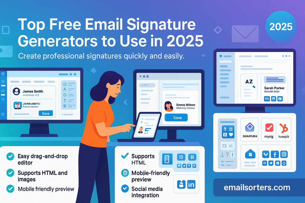 Free email signature generators