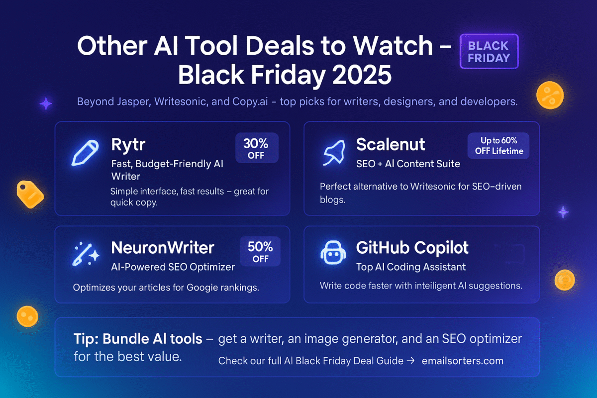 AI Tool Deals to Watch Black Friday 2025