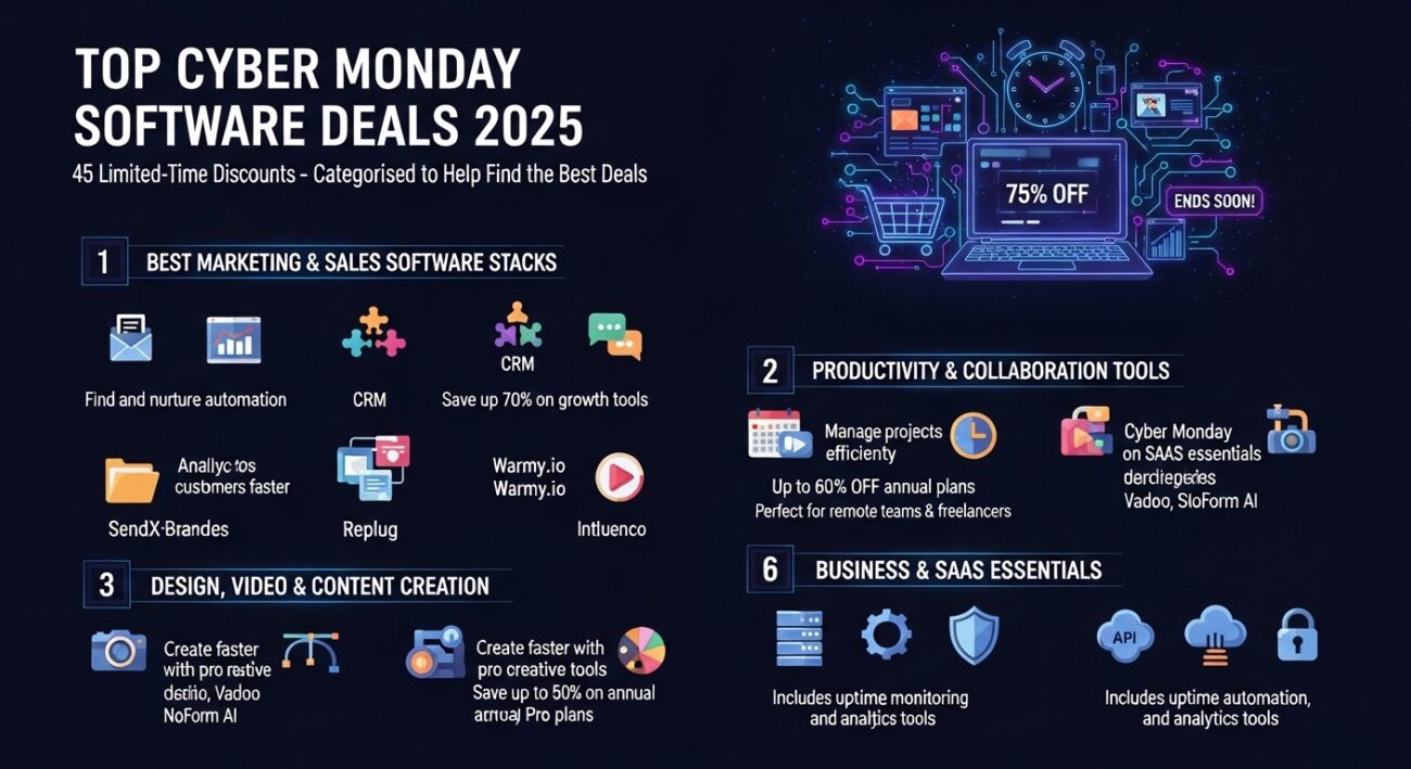 Top Cyber Monday Software Deals 2025
