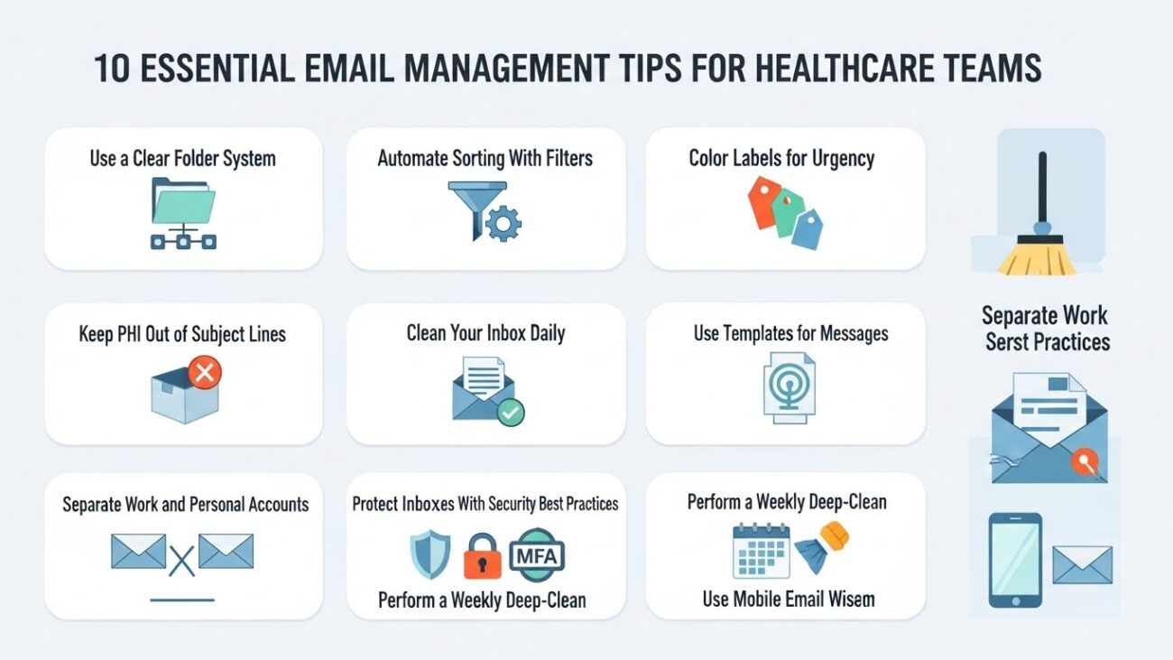 10 Essential Email Management Tips for Healthcare Teams