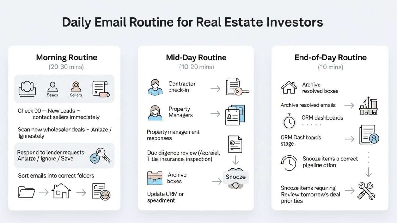 Daily Email Routine for Real Estate Investors