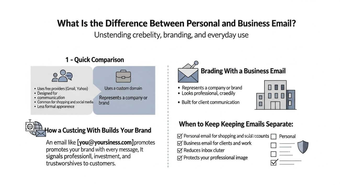 What Is the Difference Between Personal and Business Email Addresses